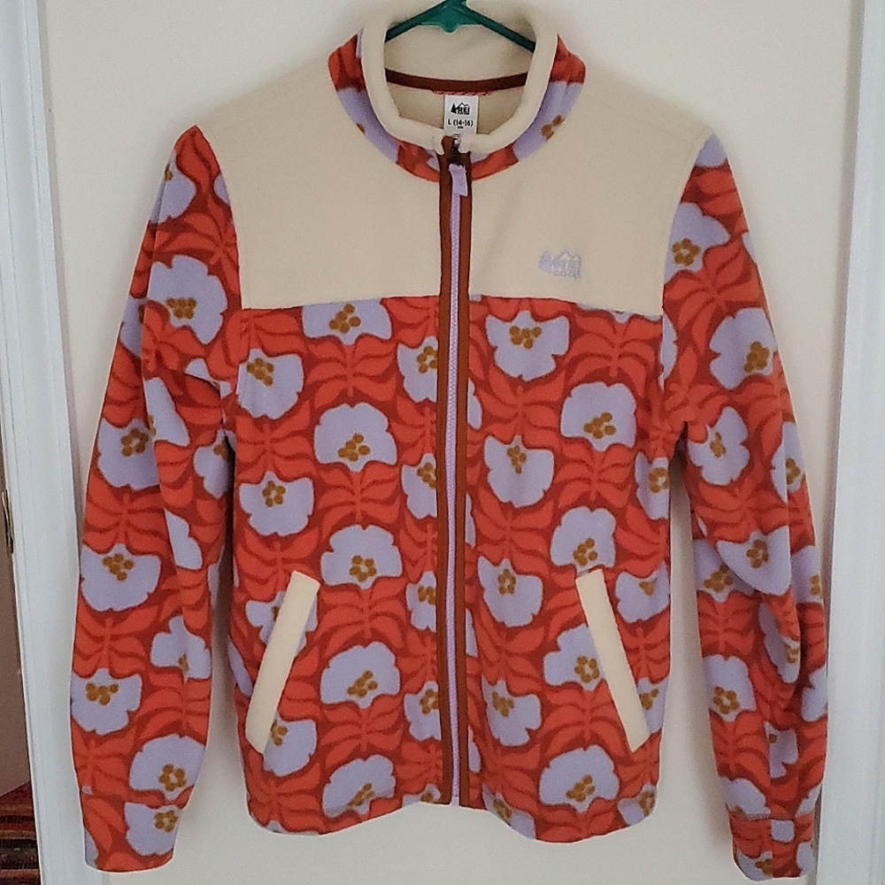 Kids REI zip up fleece
